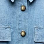 ZARA Women's Blue Denim Jacket Photo 2