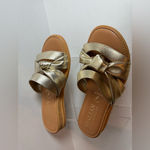 Italian Shoemakers  Metallic Slide Sandals size 6 Photo 2