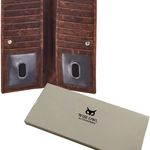  Stylish Bifold Long Slim Wallets - Real Leather RFID Blocking Security 2 ID Window Credit Card Holder for Men Women Photo 3