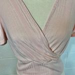 Better Be Pale Pink Cropped Puff Sleeve Wrap Shirt Photo 6