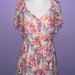 Peach Love California NEW Floral Ruffle Dress Photo 2
