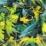 Soft Surroundings  tummy slimming tropical print stretch pull on pants, size PL Photo 8