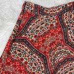 Abercrombie & Fitch Red Mandala Bohemian Mini Circle Skirt Photo 4