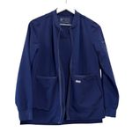 FIGS  Navy Blue Technical Collection Bellery Scrub Jacket Zip Front Size XS Photo 7