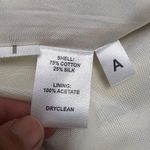 Loft Brown & Beige Zebra Print Silk Blend Pencil Skirt Size 6 Photo 6