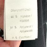 Schumacher | DESIGNER | Small | Draped Neck Asymmetrical 3/4 Sleeve Sheath Dress Black Photo 4