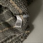 Banana Republic M Grey Beige Tan Cardigan Fringed Photo 2