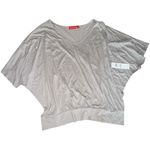 Elle  Light Grey Blouse with Studded Detail Photo 1