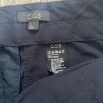 COS  Navy High Waisted Cropped Pants 14 Photo 7