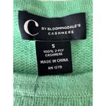 Cashmere Short Sleeve Sweater Bloomingdales Womens Size S Mint Green Photo 3