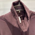 RBX Plum Purple Long Sleeve Tie Turtle Neck Athletic Top Size Medium‎ Pockets Photo 2