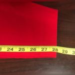 Michael Kors  Sz 10 Red Cotton Stretch Chino Zipper Pockets Taper Dress Pants Photo 7