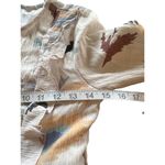 Vintage 90s Floral Print Maxi Dress Ruffle & Empire Waist Tiered Fairy Modest Size undefined Photo 6