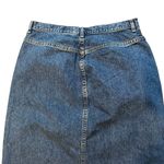 Eddie Bauer Vintage 90’s Y2K  Cotton Maxi Denim Western Skirt, Front Slit Photo 7