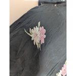 Abercrombie & Fitch  Women's Mini Shift Dress Black Floral Spaghetti Strap Sz XXS Photo 2