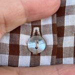 nobody's child gingham dress in brown size 8 White Photo 8