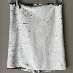 Stardust sz S black white sequin color change mini skirt Photo 0