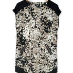 Mossimo | Small | Abstract Print Sleeveless Scoop Neck Round Hem Cocktail Dress Black Photo 0