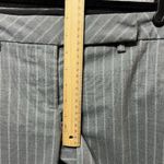 Be cool Y2K 90s Dress Pants Medium Gray Pinstripe Wide‎ Straight Leg Low Rise  Photo 2