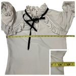 Monique Lhuillier ML White Victorian Top - XS Photo 2
