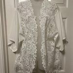 Kate & Mallory  White Floral Shrug Photo 0