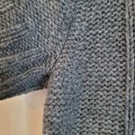 Columbia  Gray Cable Knit Short Sleeve Sweater Photo 3