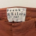Frank & Eileen Wicklow Italian Chino Pants in Rust Size 2 Minimalist Casual Orange Photo 4