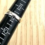 Robert Lee Morris Studio Sterling Silver Modernist White Resin Ring Photo 6