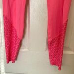 Zyia  ACTIVE Neon Coral Flower Power Lux High Rise Leggings Pink Size 6/8 Photo 5