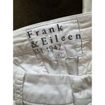 Frank & Eileen  Wicklow Italian Chino White Cropped Pants Women’s Size 6 Photo 9