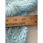 Vintage Billie Jo Knit Cardigan Sweater Size L Baby Blue Grannycore Scallop Size L Photo 7