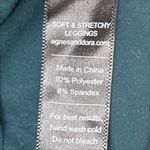 Agnes & Dora  Solid Teal Green Leggings Size Small/Medium Photo 3