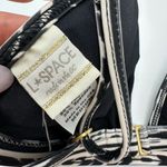 L* L Space Gabrielle Outlaw Top Black Cream Stripe Mix Match Size Medium Photo 4