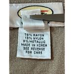 Talbots Vintage  Gold Sparkle Long Sleeve Stretch Lightweight Cardigan Top 2x Photo 6