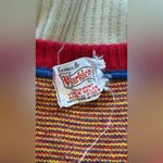 Vintage Parkley‎ Knit Falcon Sweater Vest Size Medium/Large Blue Photo 4