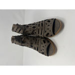 Qupid  Women's Caged Block Heel Booties Sz 8.5‎ Photo 1