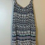 Hollister  Romper Blue Aqua & White Floral Sleeveless Romper Sz M EUC Summer Photo 0