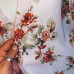 Derek Heart Jody California Light Pink Floral Duster  Photo 2