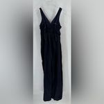 Anthropologie  SANCIA ODA V-NECK HALTER JUMPSUIT ROMPER NAVY BLUE SMALL‎ Photo 7