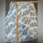 Vince Camuto Ladies Detailed Pull On Pleated Midi Skirt ivory/lavender/blue XXL Photo 9
