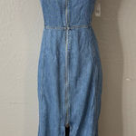 Gap  UltraSoft Denim Maxi Dress, Medium Wash, M 707399 Photo 0
