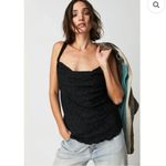 Free People Mykonos Tank Black Casual Top NWT Size L Photo 2