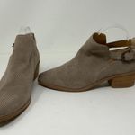 DV by Dolce Vit NEW Dolce Vita Simon Perforated Suede Buckle Stacked Heel Ankle Booties Shoes 10 Photo 0