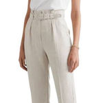 & Other Stories & Other stories belted high waist linen pants US 4 Photo 0