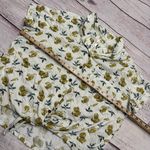 Kuhl  Elsie Lemon Fruit Tie Front Short Sleeve Cotton Blend Shirt Women’s Size XL Photo 3