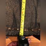 Chico's  Blazer No Button Jacket Metallic Gold jeweled Beaded front jacke… Photo 12