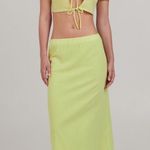 Charlie Holiday Neon zephyr Tie-Front Crop Top Charlie Sunday Nwt revolve summer boho y2k bow Photo 4