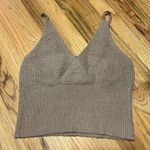 Sincerely Jules Warm Brown Knit Top Size L Photo 0
