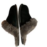 UGG  Scuffette II Shearling Lined Slip On Slippers Black Size 7 Photo 10
