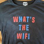 SUB_URBAN RIOT  Black Tee with Red and Blue Text Photo 1